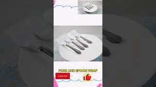 FORK AND SPOON WRAP NAPKIN FOLDING