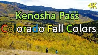 🍁 Kenosha Pass Beautiful Fall Colors of Colorado