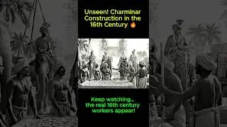 Charminar Construction at 16th Century | Rare Hyderabad History 🔥 #shorts