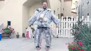 Rob Greenfield Walks LA in a Trash Suit