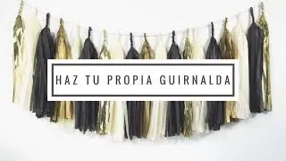 Como hacer guirnaldas o festones de papel I DIY paper tassel garland