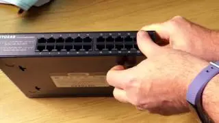 NETGEAR GS324 24 PORT SWITCH UNBOXING