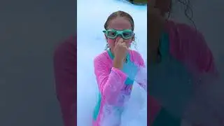 Nastya with friends at the foam party #Shorts