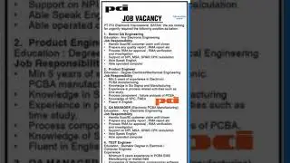Alamat Email dan Loker PT. PCI Elektronik Internasional Batam ( 4 posisi )
