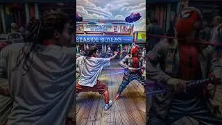Fik-Shun Stegall in spider verse #sword #spiderman #subscribe #trending