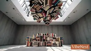 Room Made of Books? 📚 Surreal Literary Interior Design You Have to See!