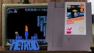 Metroid on a Retro TV &ndash; NES Classic Gameplay in 1080p (No Commentary) | Explore Planet Zebes!