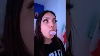 BUBBLE GUM ASMR | blowing bubble gum pop sounds #bubblegumblowing #bubblegum