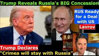 Trump: That's Russia's BIG Concession in Ukr. Crimea will stay with RUS.Ukr must cede land-Klitschko