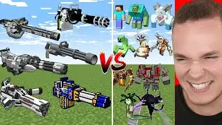 Welche TaCZ MINIGUN ist DIE STÄRKSTE GEGEN BOSSE in Minecraft?