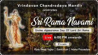 Sri Rama Navami Celebration 2021| Ram Tarak Yajna | Vrindavan Chandrodaya Mandir