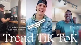 Secretly recording my boyfriend while dancing to tik tok. (REACTION)
