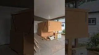 My DIY Pop Up Truck Camper # 4 : Installing the struts and testing the folding mechanisims.#diy