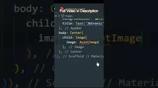 Image Widget in Flutter
