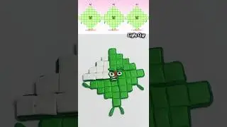 WOW! I made Numberblock 41 #numberblocks #sprunki #clay