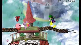 Coitado do Luigi! - Super Smash Bros. 64 - Emulador Project64k PC
