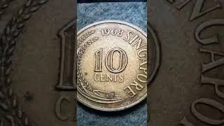 Sharing different kind of coins old 1968 from Singapore .