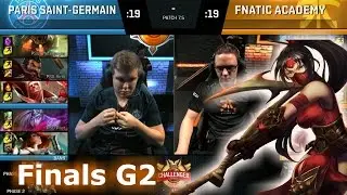 Paris Saint-Germain vs Fnatic Academy | Game 2 Finals S7 EUCS Spring 2017 | PSG vs FNA G2