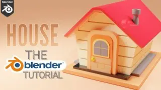 Blender Tutorial  How To Make Cute House In Blender 🏠