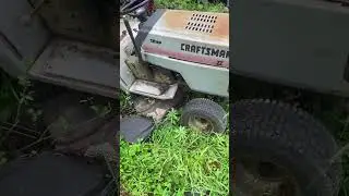 Finally, I own a Real Craftsman Garden tractor #craftsman #gardentractor #lawnmowerrepair #shorts