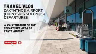Zante airport (Dionysios Solomos) a walk through the departures and inside - May 2025