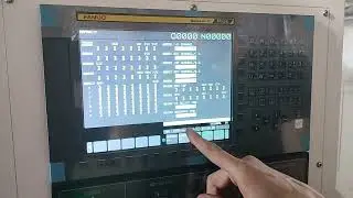 Редактирование параметров на ЧПУ Fanuc Oi-TF Plus