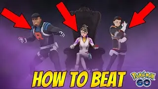How to beat ALL TEAM GO ROCKET LEADERS with 1500cp Pokemon GO