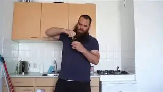Trying mapple syrup for the first time