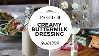 CREAMY BUTTERMILK DRESSING | 1-Minute Video!