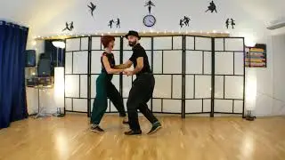One of our favourite footwork variations (leader & follower)