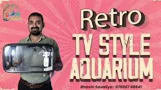 From Old Screens to Fish Scenes: Retro TV Aquarium Unboxing|Unboxing Retro TV STYLE Aquarium |#fish
