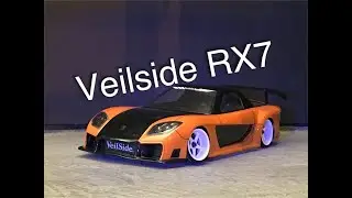 [1/10 RC Body Build] Veilside RX7 FD