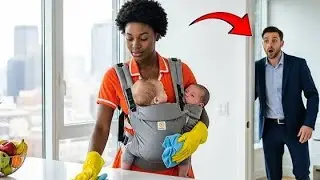 Millionaire CEO Checked the Hidden Cameras — What the Maid Did With His Twins Left Him Frozen !