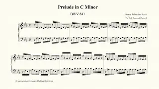 Bach, Prelude in C minor, BWV 847