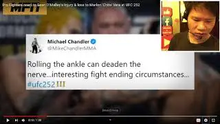 Pro Fighters react to Sean O'Malley's injury & loss to Marlon 'Chito' Vera at UFC 252 | VietnamReact