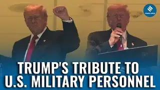 Watch: Trump Attends NFL Game, Leads Military Tribute During Halftime Show In Maryland
