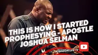 HOW I STARTED PROPHESYING || APOSTLE JOSHUA SELMAN #apostlejoshuaselman #koinoniaglobal #jesus