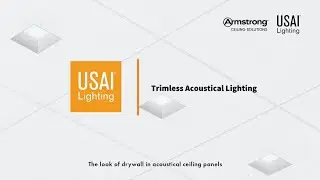 Trimless Acoustical Lighting
