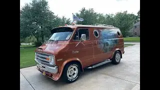 1975 Dodge B100 StreetVan - Shaggin Wagon - Available at www.bluelineclassics.com