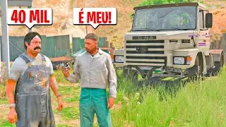 GTA V: VIDA REAL | PAGUEI 40 MIL NESSE SCANIA 113H ABANDONADO🤨 