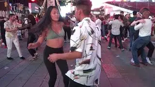 BALLROOM BACHATA LATIN DANCERS NEW YORK CITY 2021 - FLASHMOB STREET DANCE BALLROOM BACHATA DANCE