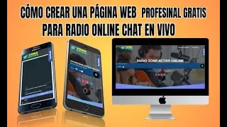 COMO CREAR UNA PAGINA WEB  PROFESIONAL Gratis PARA RADIO ONLINE CON CHAT EN VIVO
