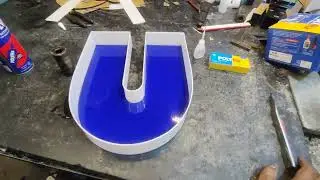 How To Make Acrylic Letter Raizing ಅಕ್ರಿಲಿಕ್ ಲೆಟರ್ ರೈಸಿಂಗ್  used Polyfix glue 8882946874