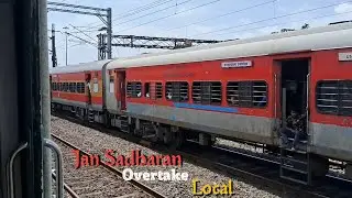 Jan Sadharan Parallel Overtake EMU Local | Evening Madness Chambal & Agnibina Express 