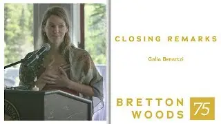 Closing Words: Galia Benartzi