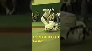 LEE MAYO karate sweep #fight #karate