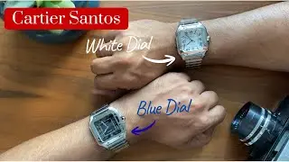 White vs Blue Cartier Santos &mdash; Which One Matches Your Style?