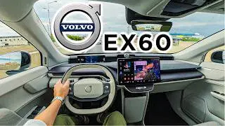 2026 Volvo EX60 P10 Ultra | 4K POV Drive | Binaural stereo audio | Interior ASMR