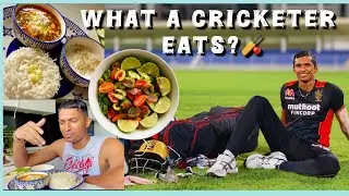 What A CRICKETER Eats In A Day?🏏 || Fast Bowler Diet || Fitness Band