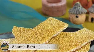 CRISPY SESAME BARS |Greek Honey sesame bars |sweet Sesame Bars| Sankranthi sweet recipes sesame bars